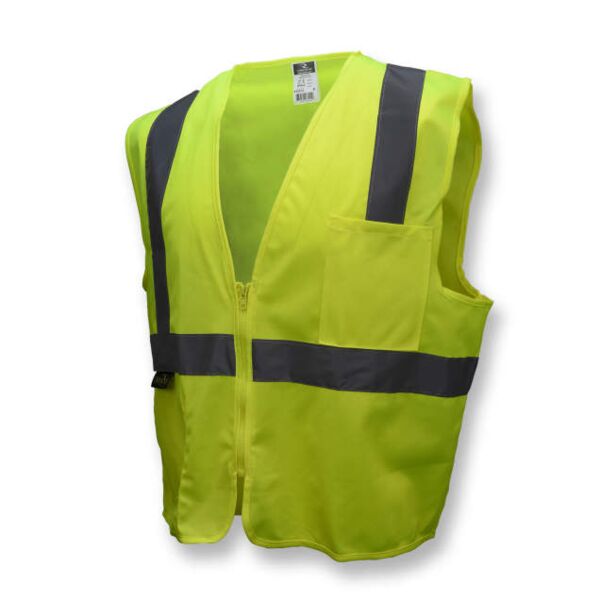 Radians Type R Class 2 Solid Safety Vest with Zipper Thumbnail