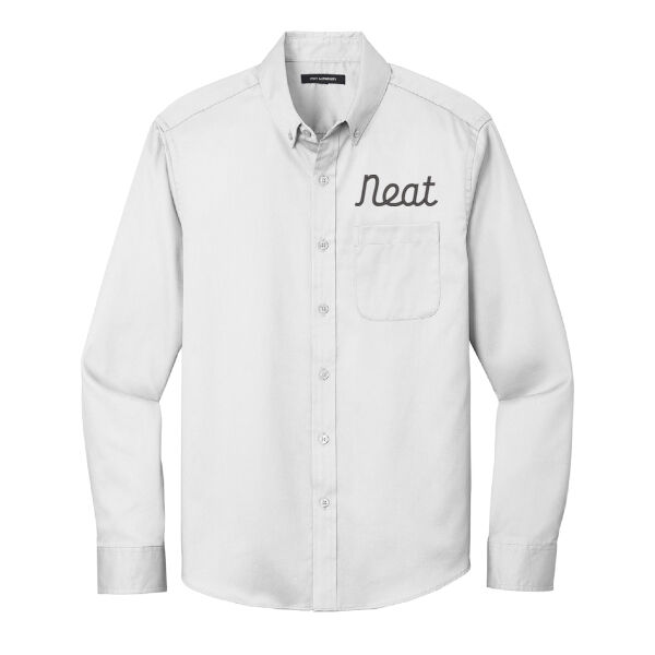 Neat Button Down Dress Shirt Thumbnail