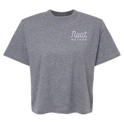 Neat Gray Boxy Tee Thumbnail