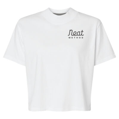 Neat White Boxy Tee Thumbnail