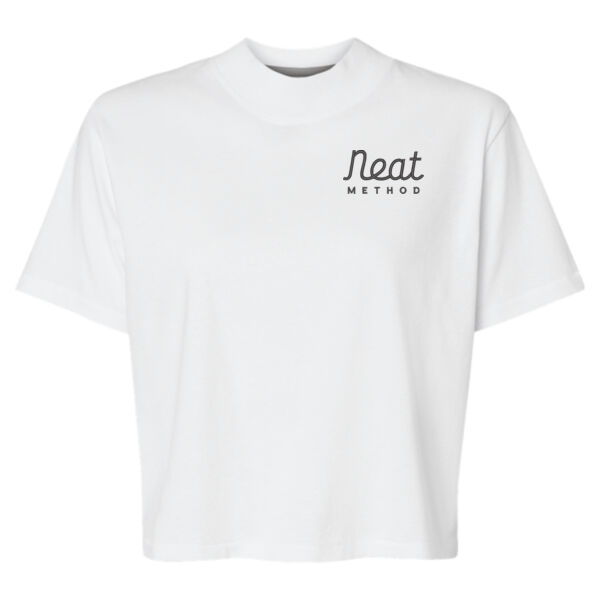 Neat White Boxy Tee Thumbnail